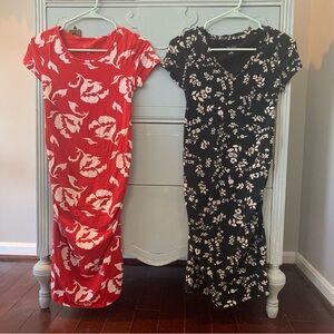 Ingrid and Isabel Maternity Tee Dress Bundle